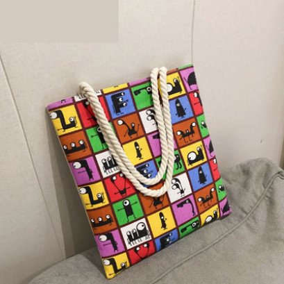 ถุงผ้าดิบ/แคนวาส Canvas tote bag